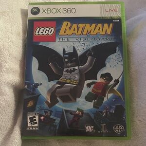 LEGO Batman Xbox 360 Game - Black and Yellow Cover